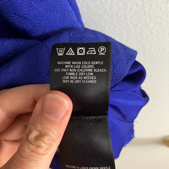 Anthropologie HD in Paris Cobalt Blue Dress - Picture 4 of 8